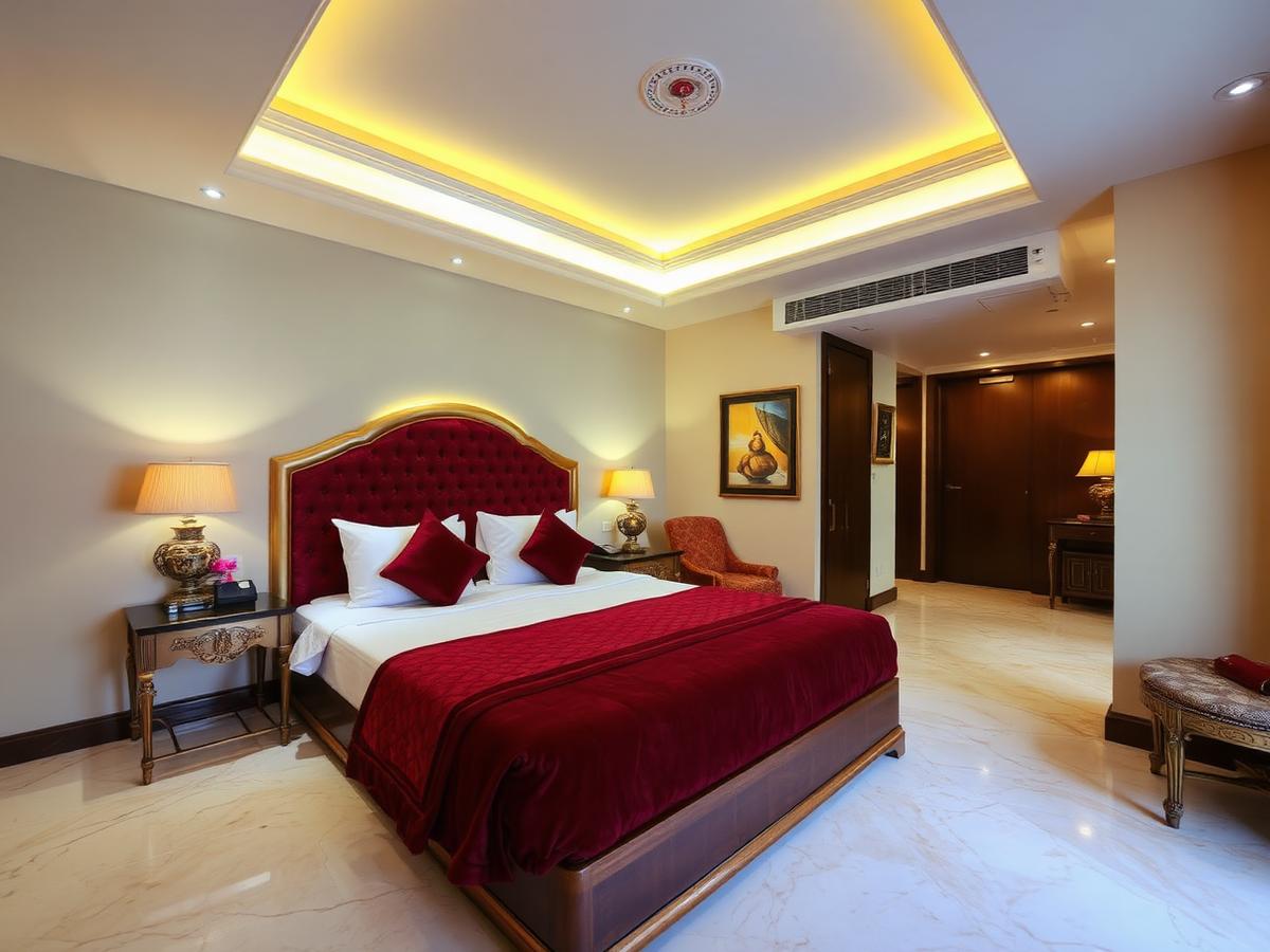 Deluxe Room at Redstone Hotel Dholpur